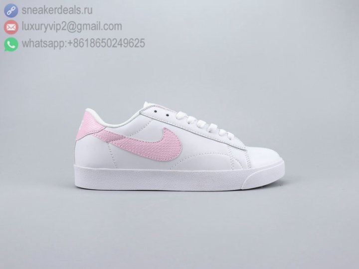NIKE TENNIS CLASSIC AC WHITE PINK LEATHER WOMEN SKATE SHOES